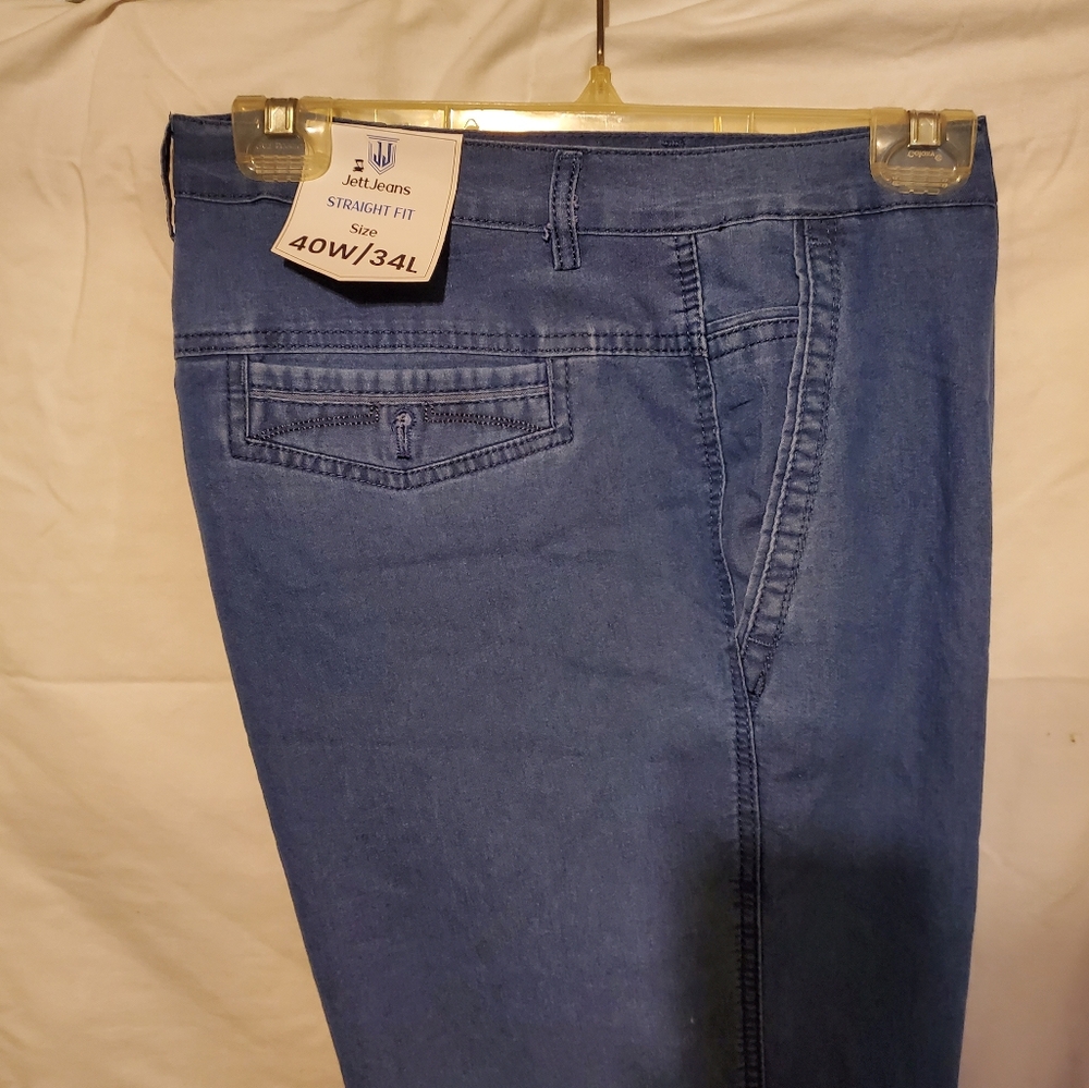 Jett Jeans for Men, Men's Classic Straight Fit Jeans size 40W/34L
